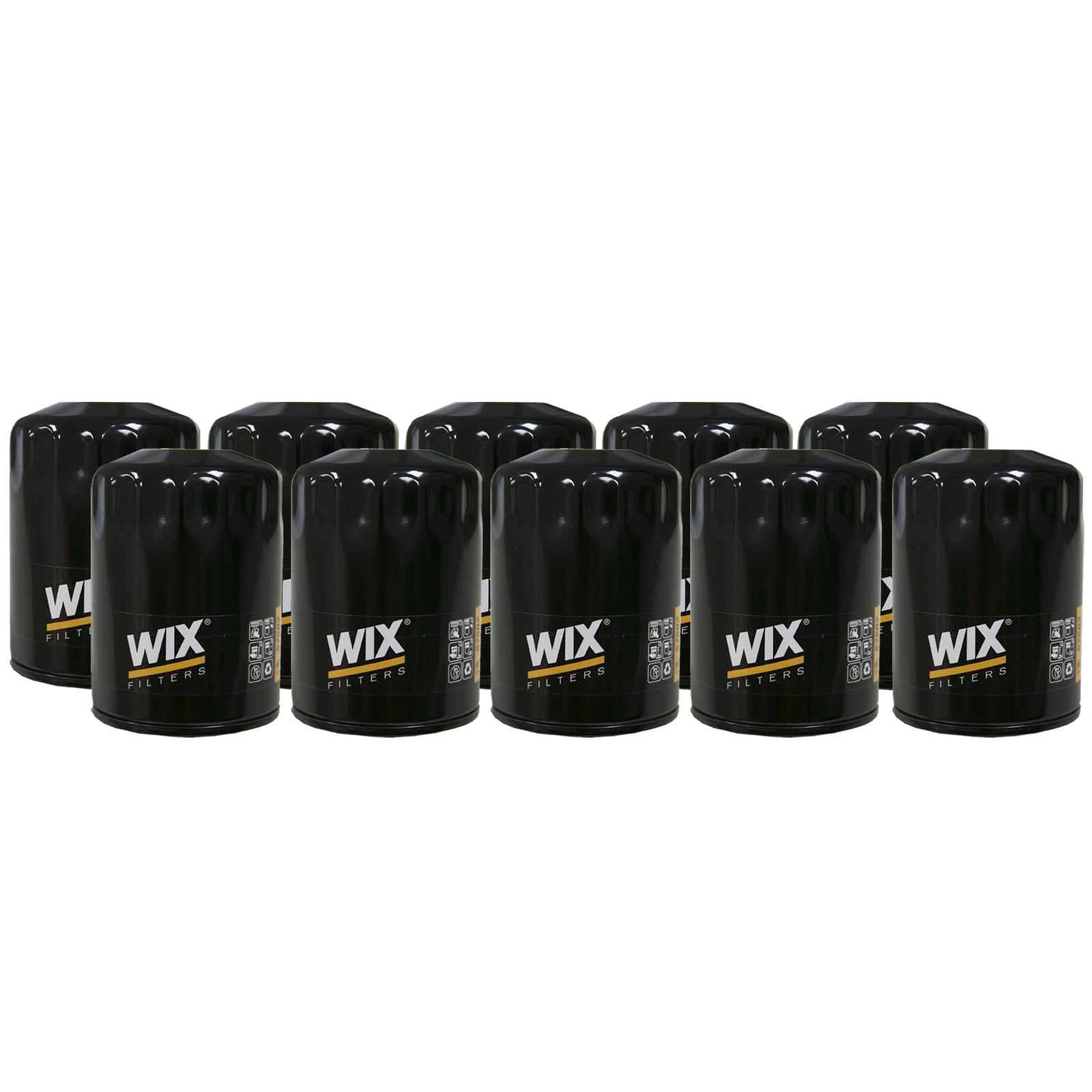 Set of 10 Engine Oil Filters for Ford Lincoln Mazda Mercury (DOHC FI)