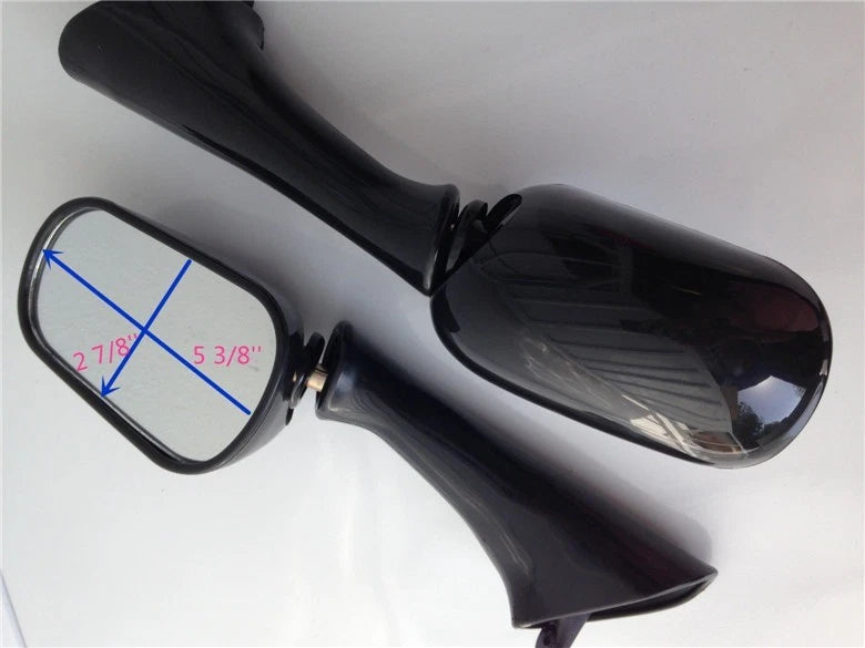 Black Racing Mirrors for Honda CBR 600 F2/F3 (1991–1998) CBR900RR (1993–1996) CBR1000F