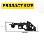 Set of 2 Bumper Brackets for Volkswagen GTI Golf (2015–2016)