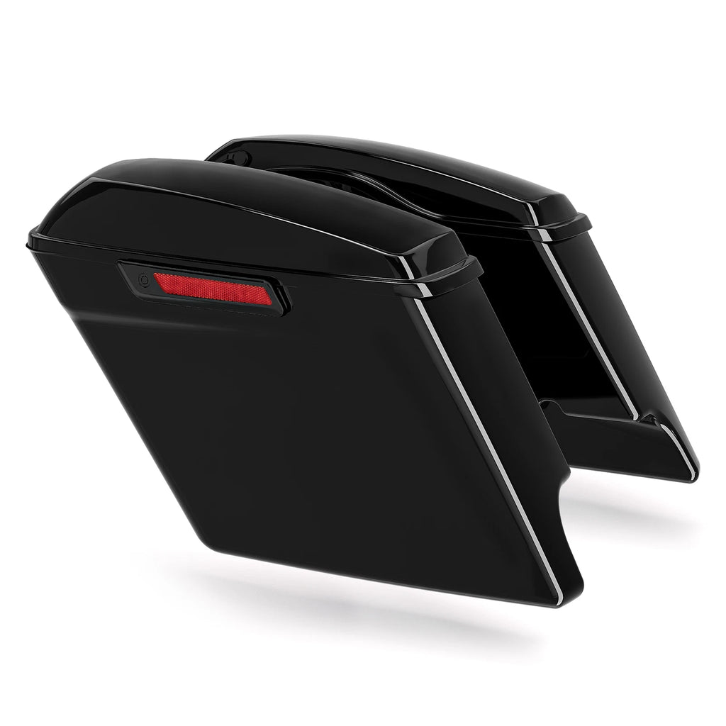 5" Stretched Extended Hard Saddle Bags for Harley Touring Street Glide (2014–2024)
