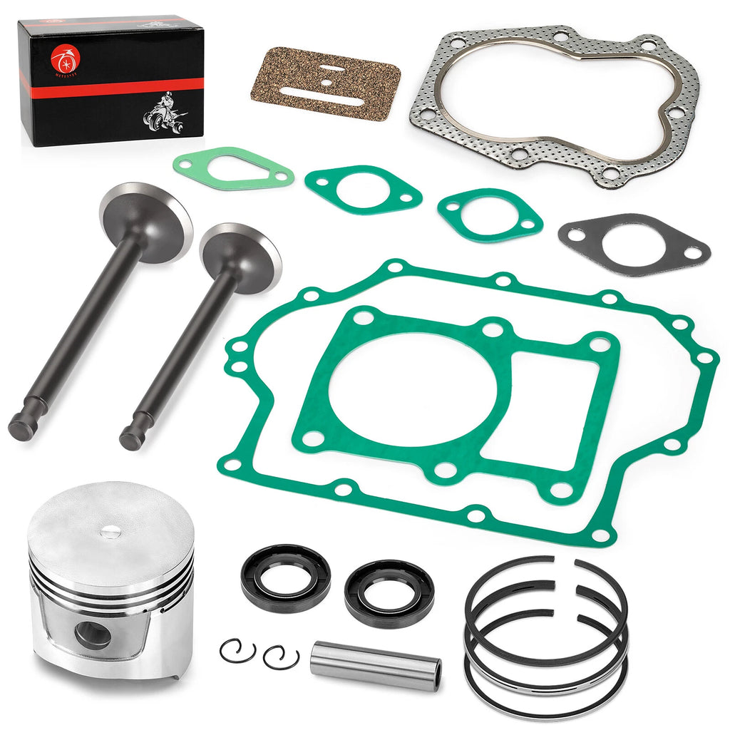 Engine Piston Gasket Kit w/ Valve for Club Car Gas Golf Cart (1986–1991)