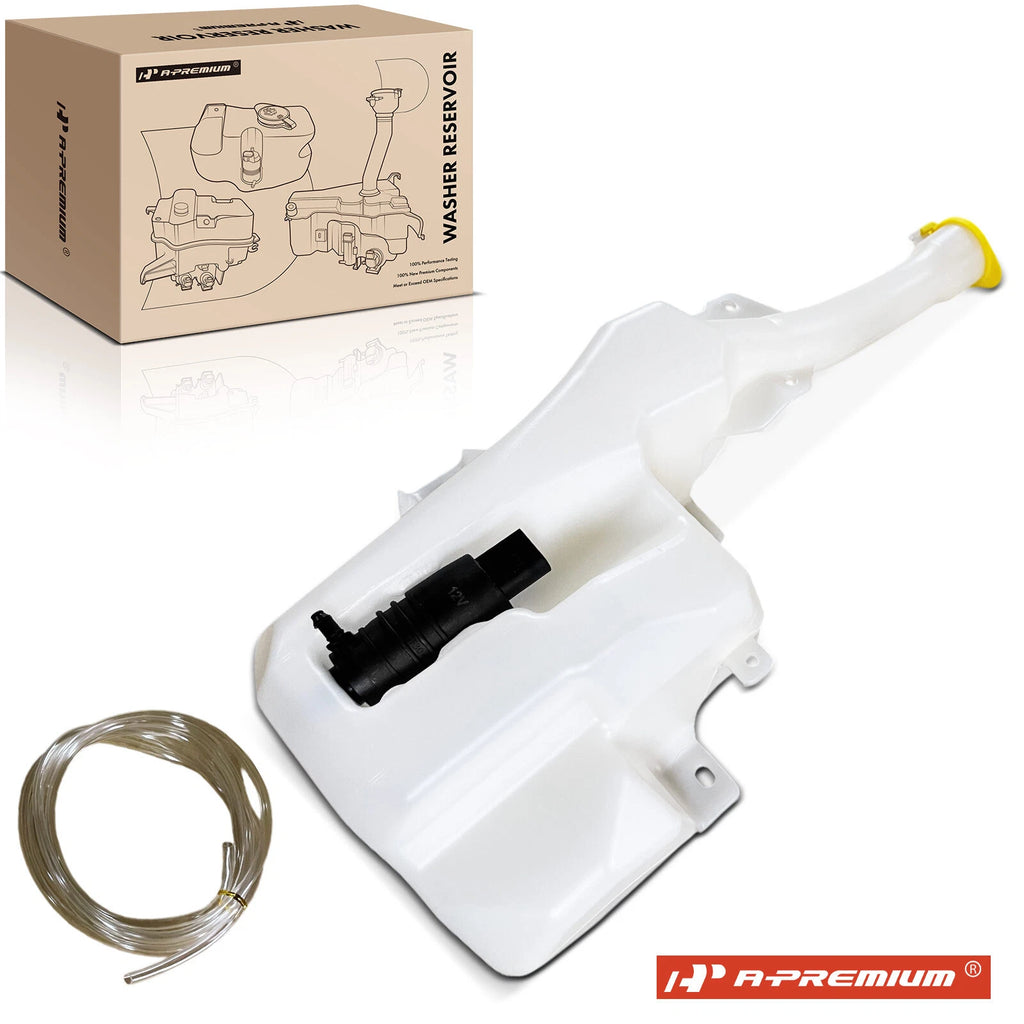 Windshield Washer Reservoir with Cap & Pump for Ford Mustang 