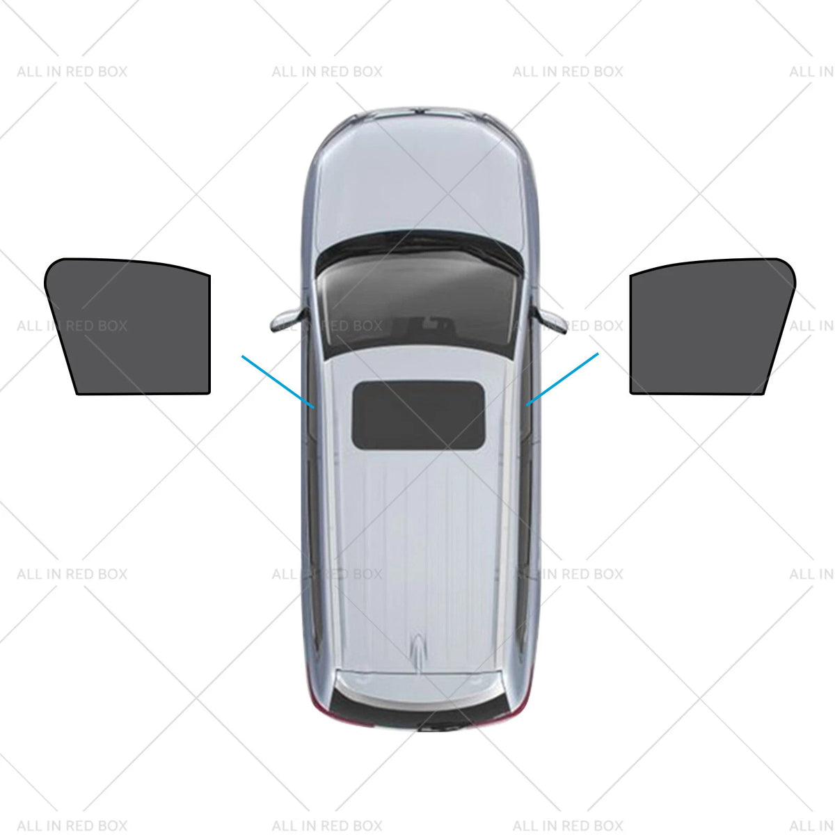 2X Front Magnetic Sun Shades for Mazda CX-3 (2015–Current)