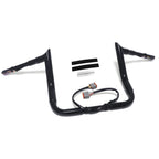 14" Prewired Pre-drilled Handlebar for Harley FLHT (1996–2006)