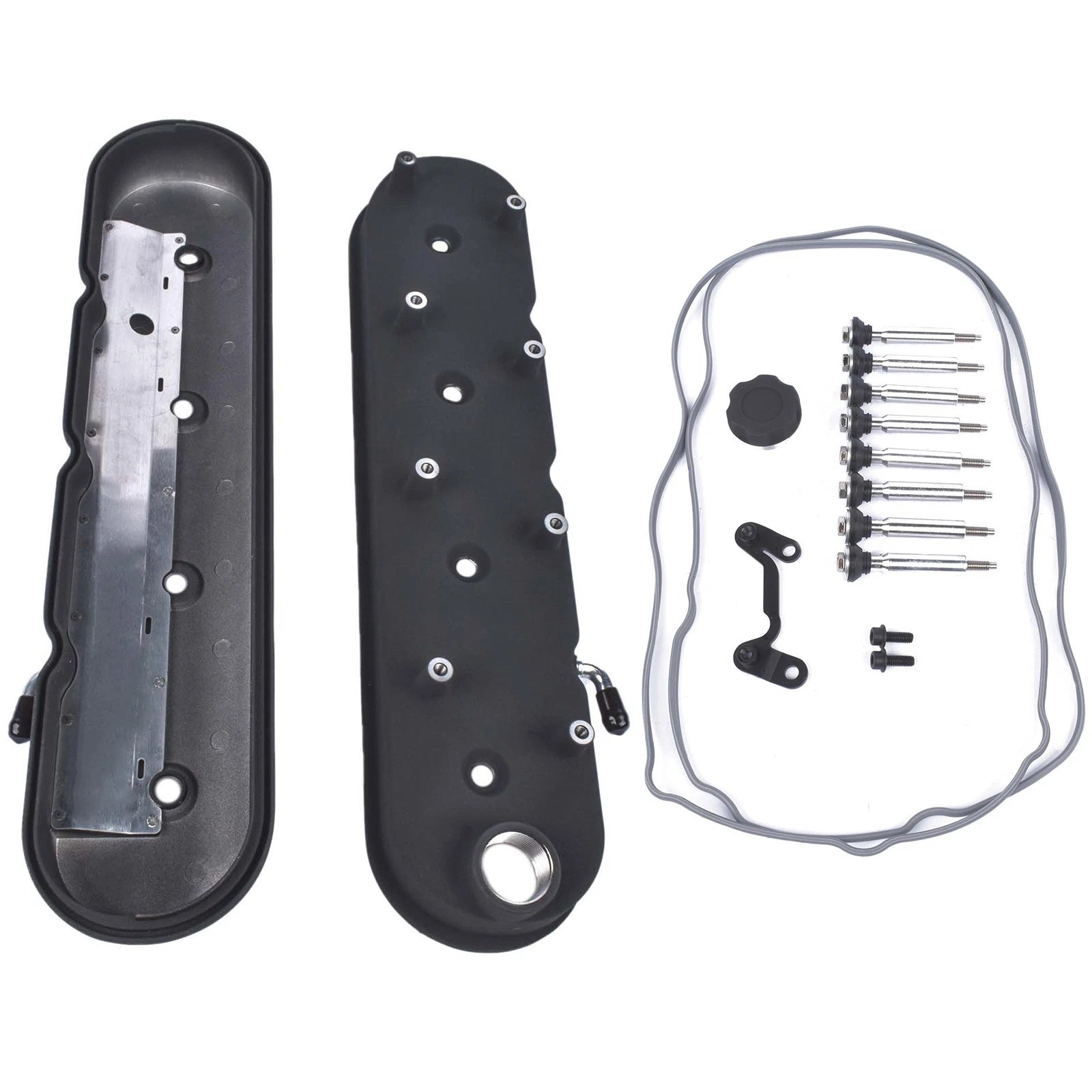 Tall Black Cast Aluminum Valve Covers for LS1 LS2 LS3