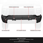 Front Bumper Face Bar for Silverado 2500 3500 HD (2020–2023) w/ Sensor Holes