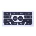 Dash Climate Control Panel Decal Kit for BMW 5 Series (2001-2006)