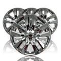 Chrome Wheel Covers Snap On Full Rim Hub Caps for 2013-2018 Nissan Altima 16"
