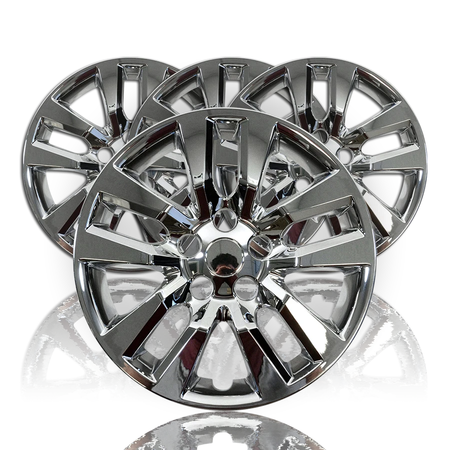 Chrome Wheel Covers Snap On Full Rim Hub Caps for 2013-2018 Nissan Altima 16"