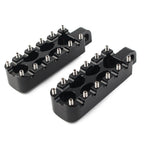 Black CNC Foot Pegs for Harley Dyna Wide Glide FXDWG FXDB FXDL FXDF (2006–2017)