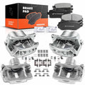 Set of 12 Brake Pads and Calipers for Mazda CX-7 (2007–2012)