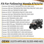 2 Upper or Lower Ball Joints for Honda Pioneer 700 1000 Foreman 500 (2014–2023) 51355-HN0-A01