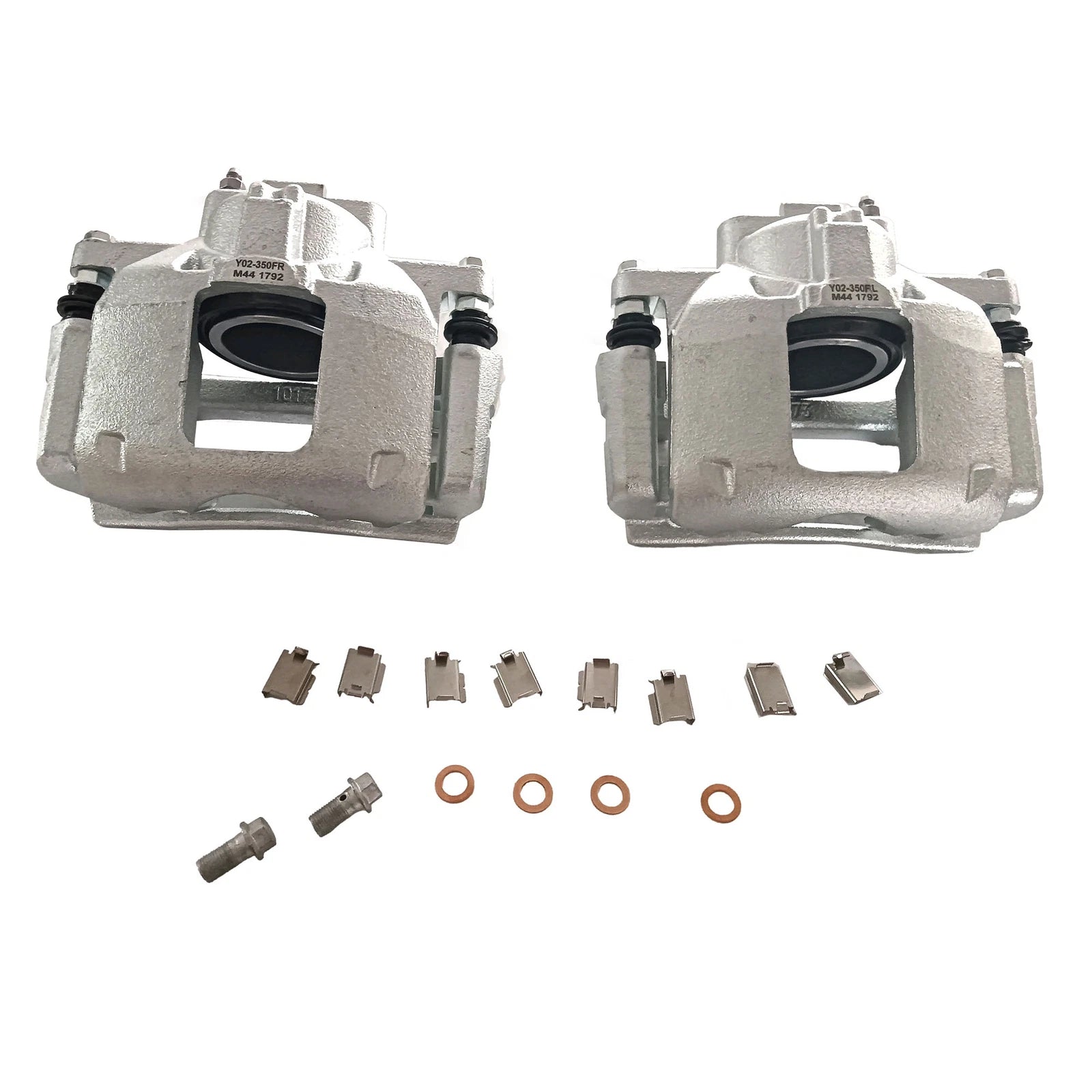 2PCS Front Brake Calipers w/ Bracket for Dodge Nitro Jeep Chrysler (2007–2010)