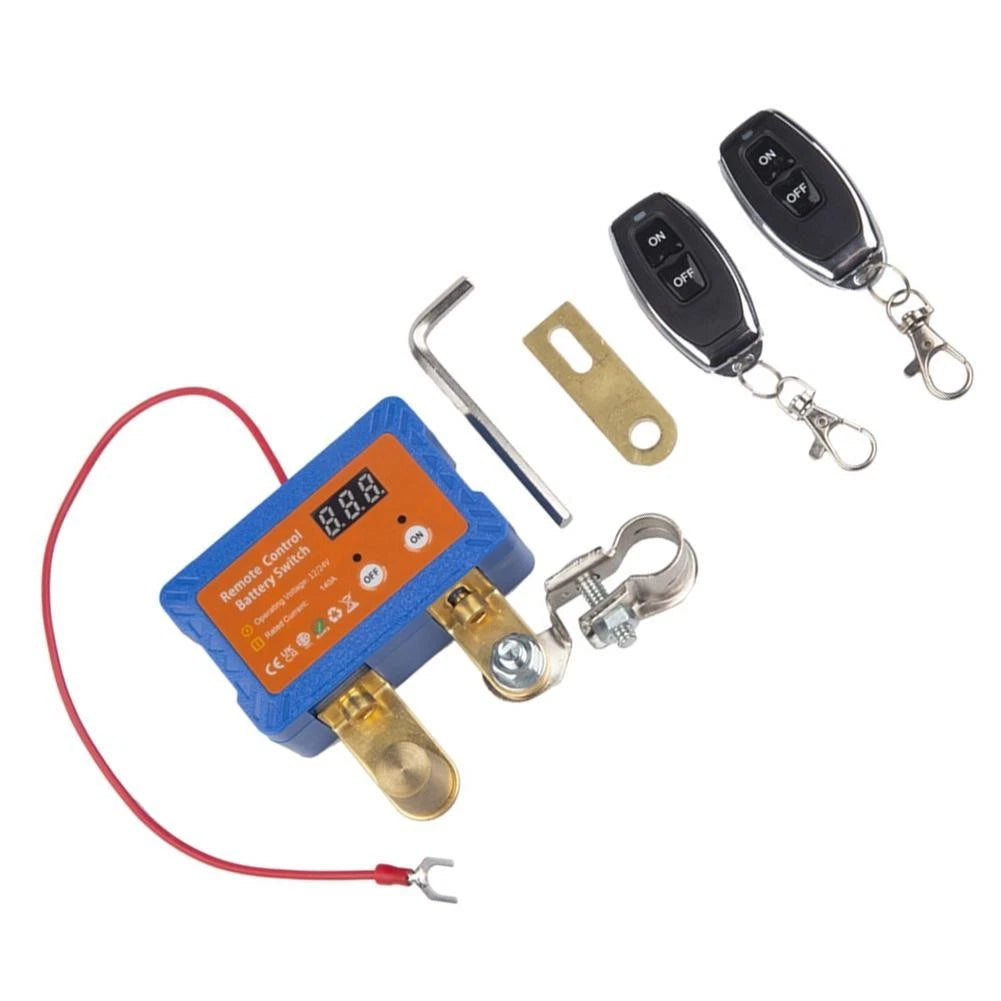 Remote Battery Disconnect Switch 12V 24V 140A for RV Car Truck ATV Marine