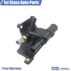 Engine Coolant Water Outlet with Sensor for Mazda 3 5 6 CX-7 (2006-2013)