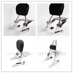Chrome Passenger Sissybar Backrest for Harley Softail (2000–2005) FL Deluxe (2006–2017)