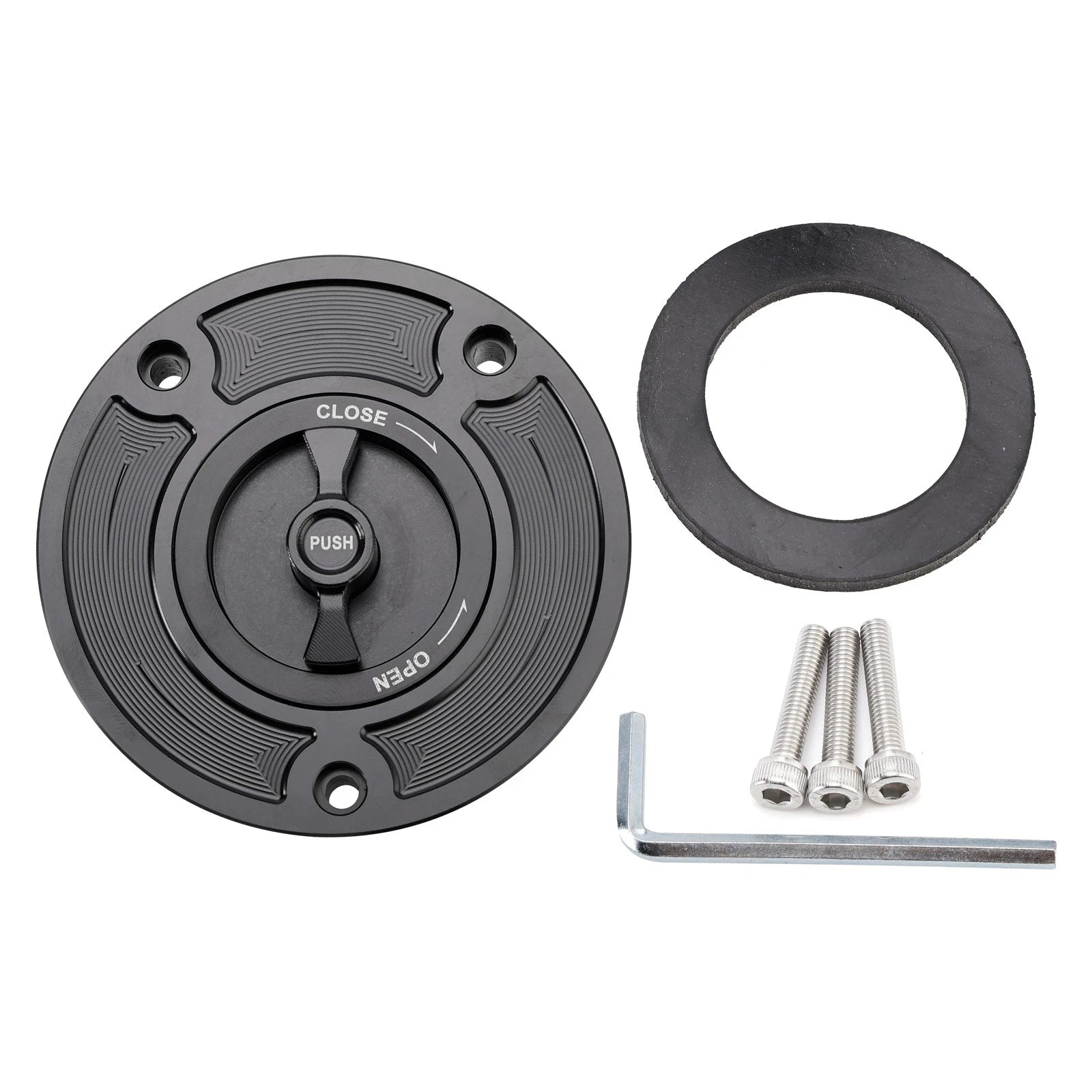 Quick-Turn Fuel Gas Cap for Suzuki GSX GSF 650 1250 Hayabusa (2000–2023)
