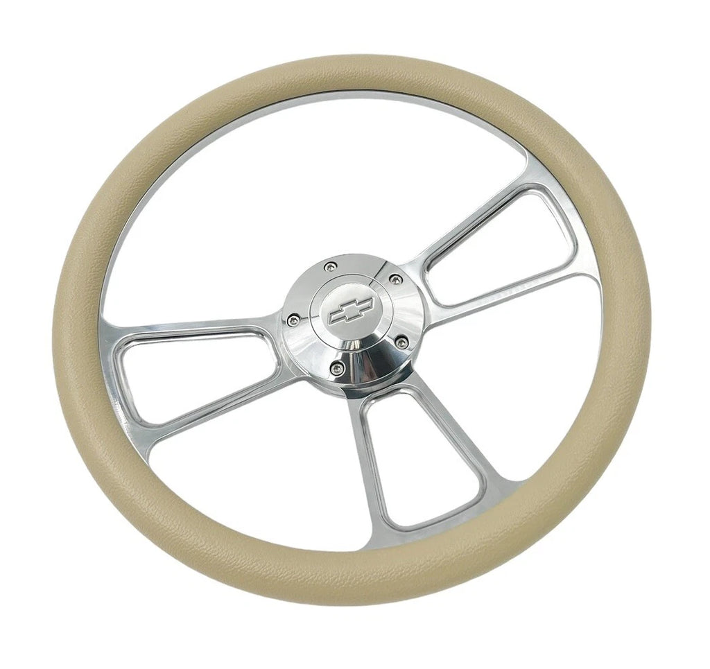 Steering Wheel Replacement with Billet Wrap for Chevrolet Bowtie (2008–2013)