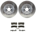 Front Rotors & Bosch Quietcast Brake Pad Kit for Dodge Challenger