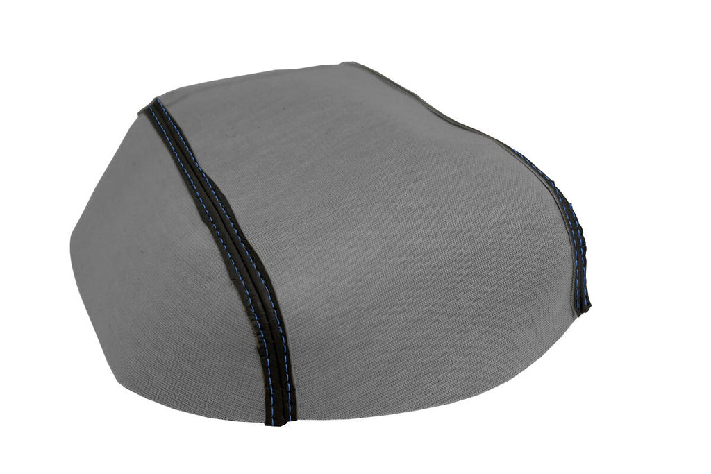 Leather Console Lid Armrest Cover for Subaru Crosstrek (2012–2017) Blue Stitch