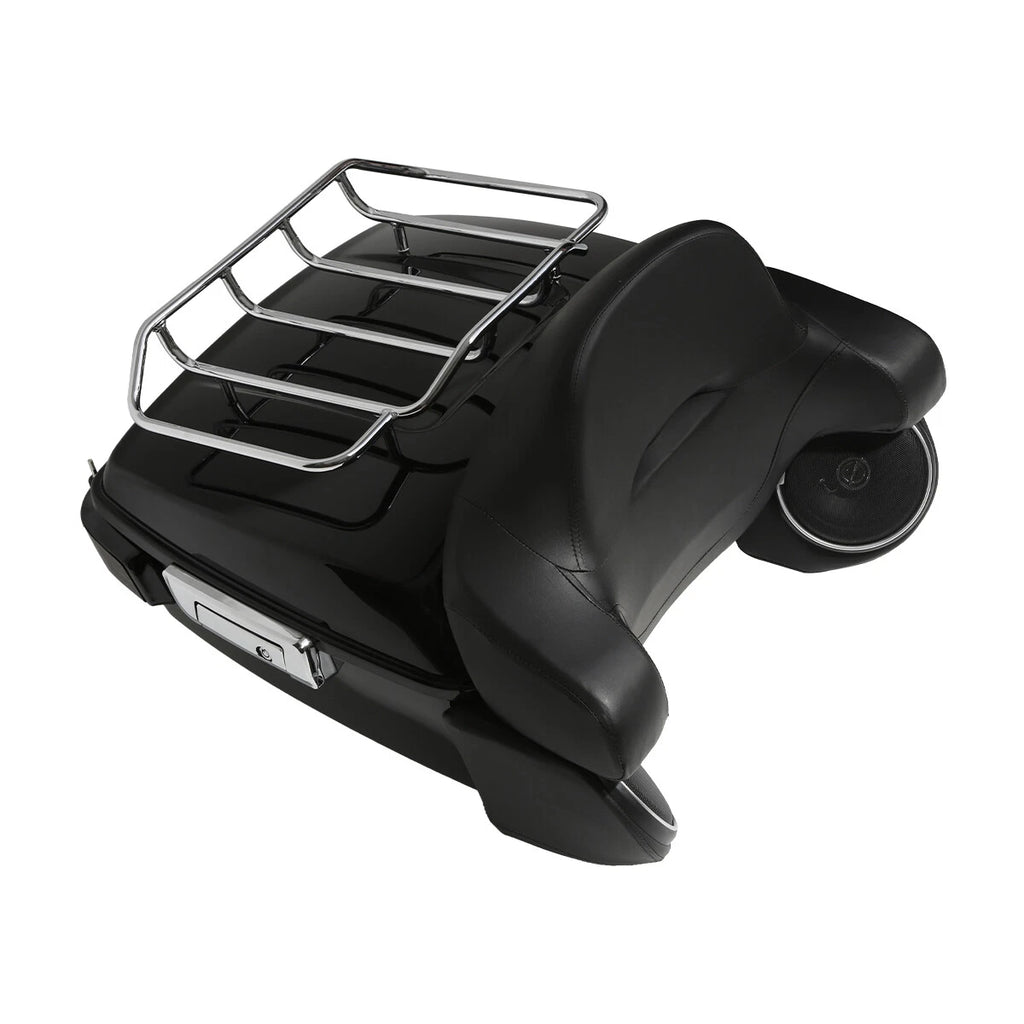 LED Speaker Trunk Pad Mount Rack for Harley Electra Road Glide (2014–2025)