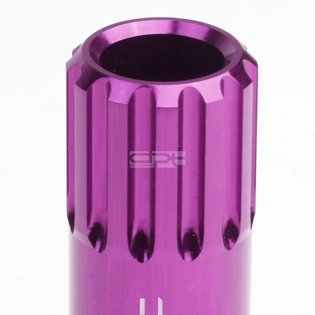 Set of 16 Open-End Aluminum Lug Nuts + 4 Lock Nuts + Adapter M12x1.5