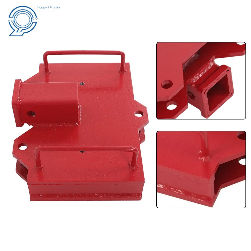 2 In Forklift Trailer Hitch Receiver for Dual Pallet Forks (6500 lbs)