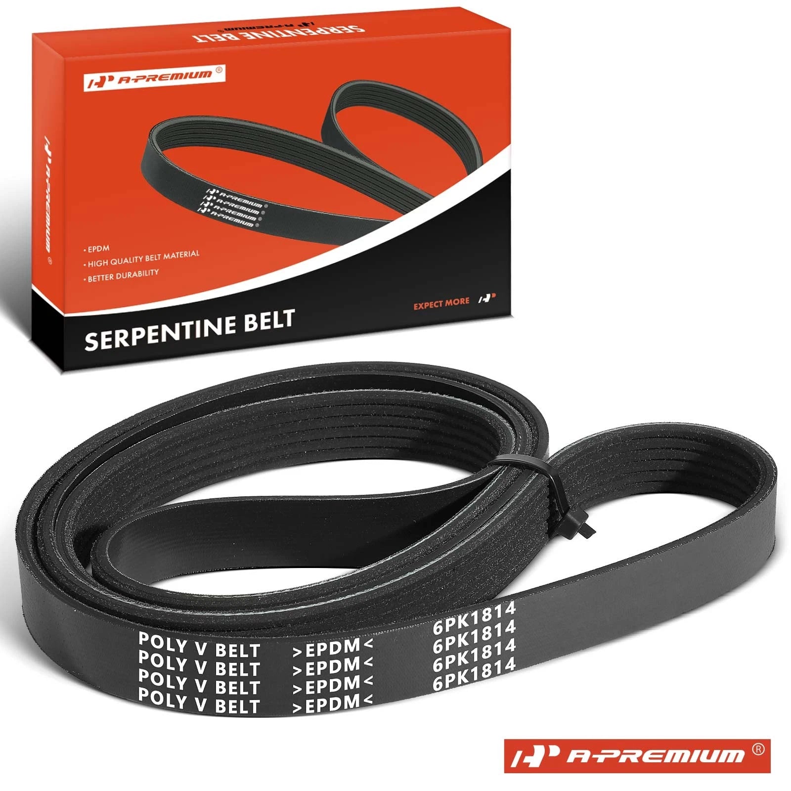 Serpentine Belt for Chevy Silverado 1500 GMC Sierra 1500 (2014–2018)