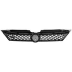 Grille for Volkswagen Jetta GLI (2011–2014) Hex Mesh Black with Chrome Trim