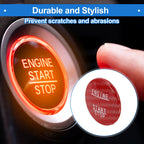 Push Start Button Cover for Mercedes Benz W176 (2013–2019) Red