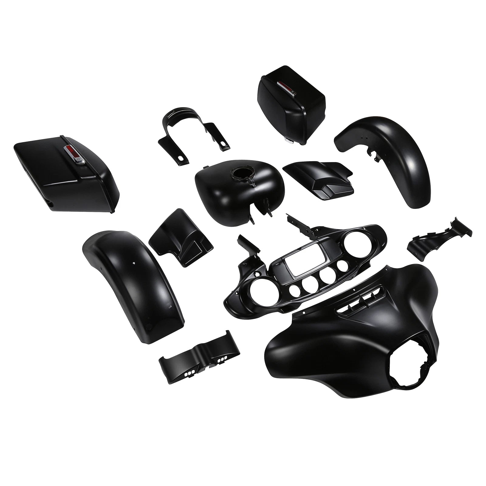 Fairings Body Work Kit for Harley Street Glide (2014–2024) Black Denim