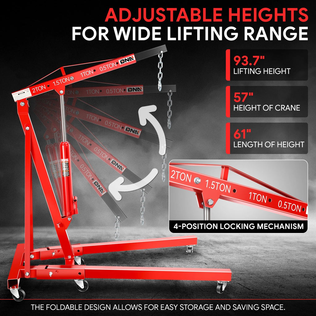 2 Ton Engine Motor Hoist Leveler for Cherry Picker Shop Crane Lift