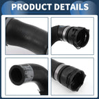 Radiator Hose for Audi Q7 (2016–2021) No. 4M0122055BS Black 1 Pc
