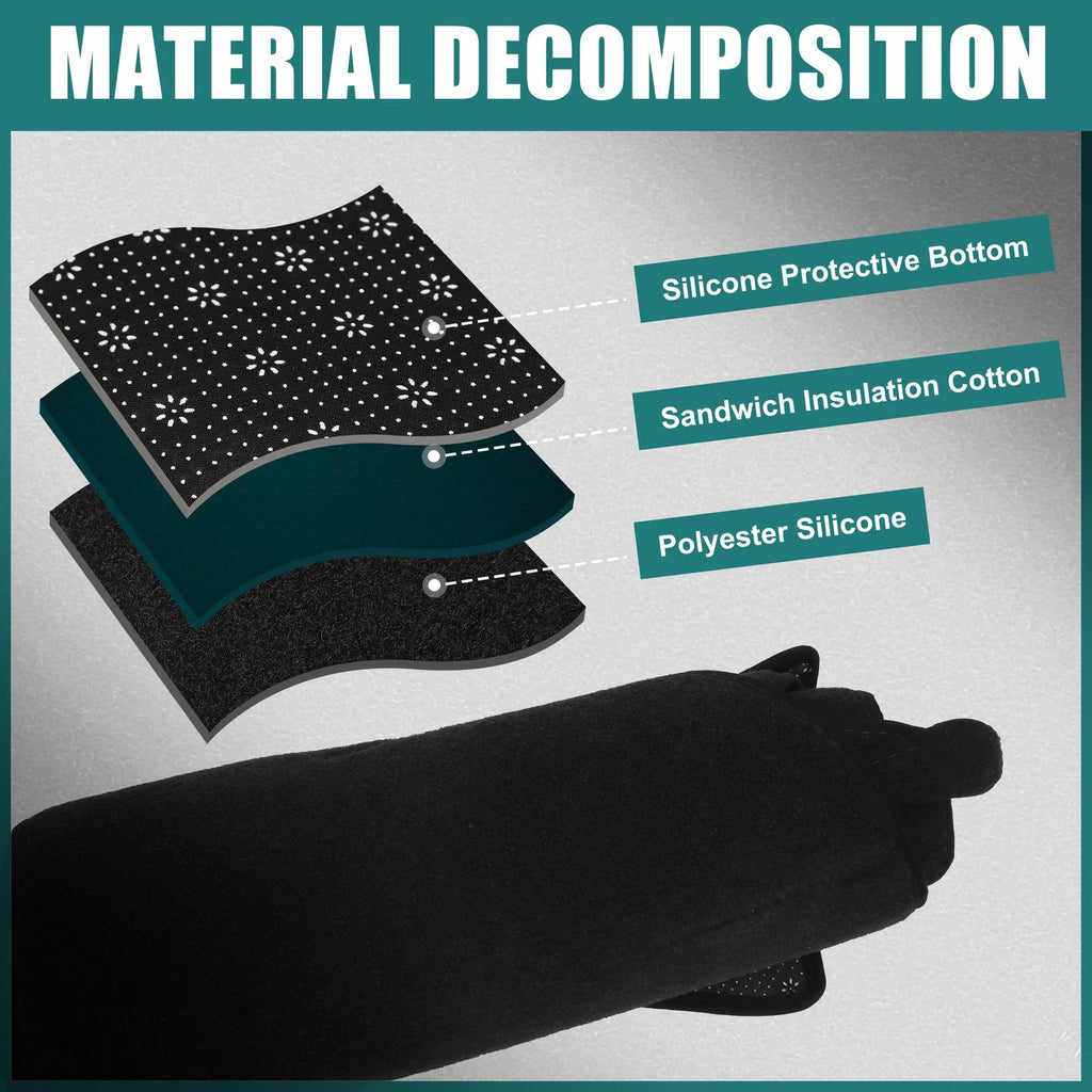 Dashboard Cover for Honda Civic (2020–2023) - Black Polyester Non-slip Mat