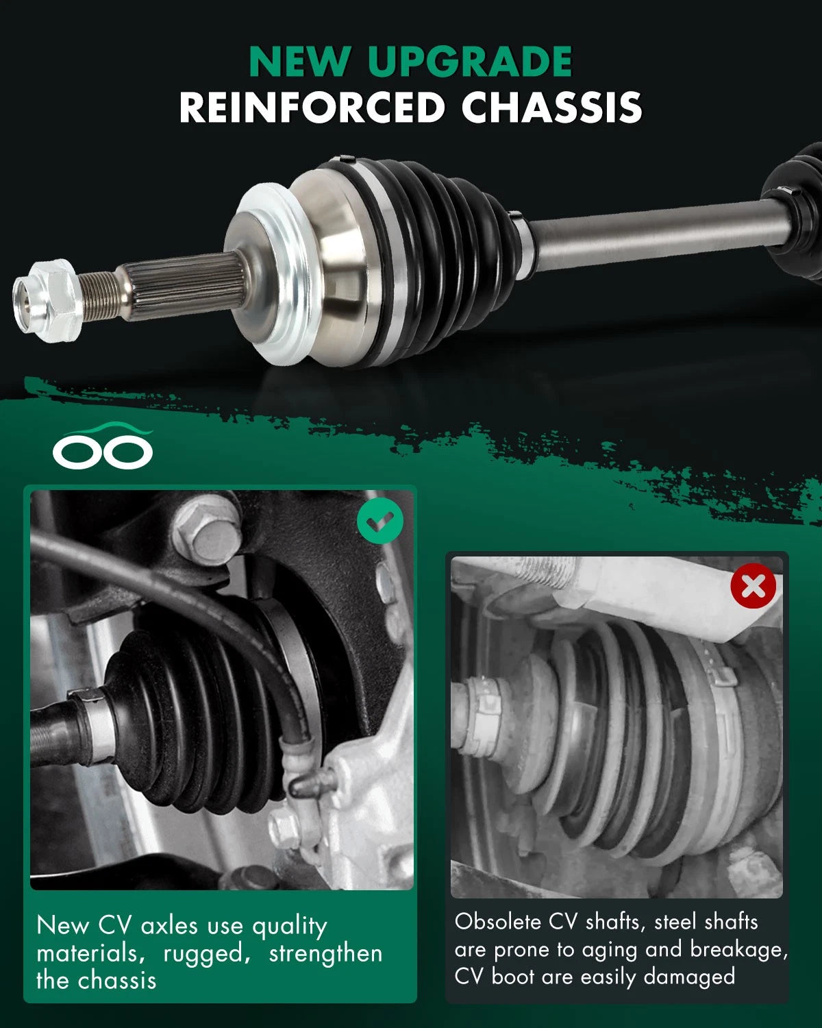 CV Axle Shaft Assembly for Scion xB (2008–2015) - Front Right Passenger