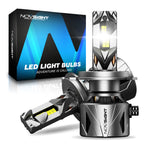 2X NOVSIGHT 9003 H4 LED Headlight Bulbs 60000LM 6500K Bright White