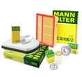 Service Kit for Mercedes W202 C208 V6 (Oil, Air, Cabin, Fuel, PS Filter)