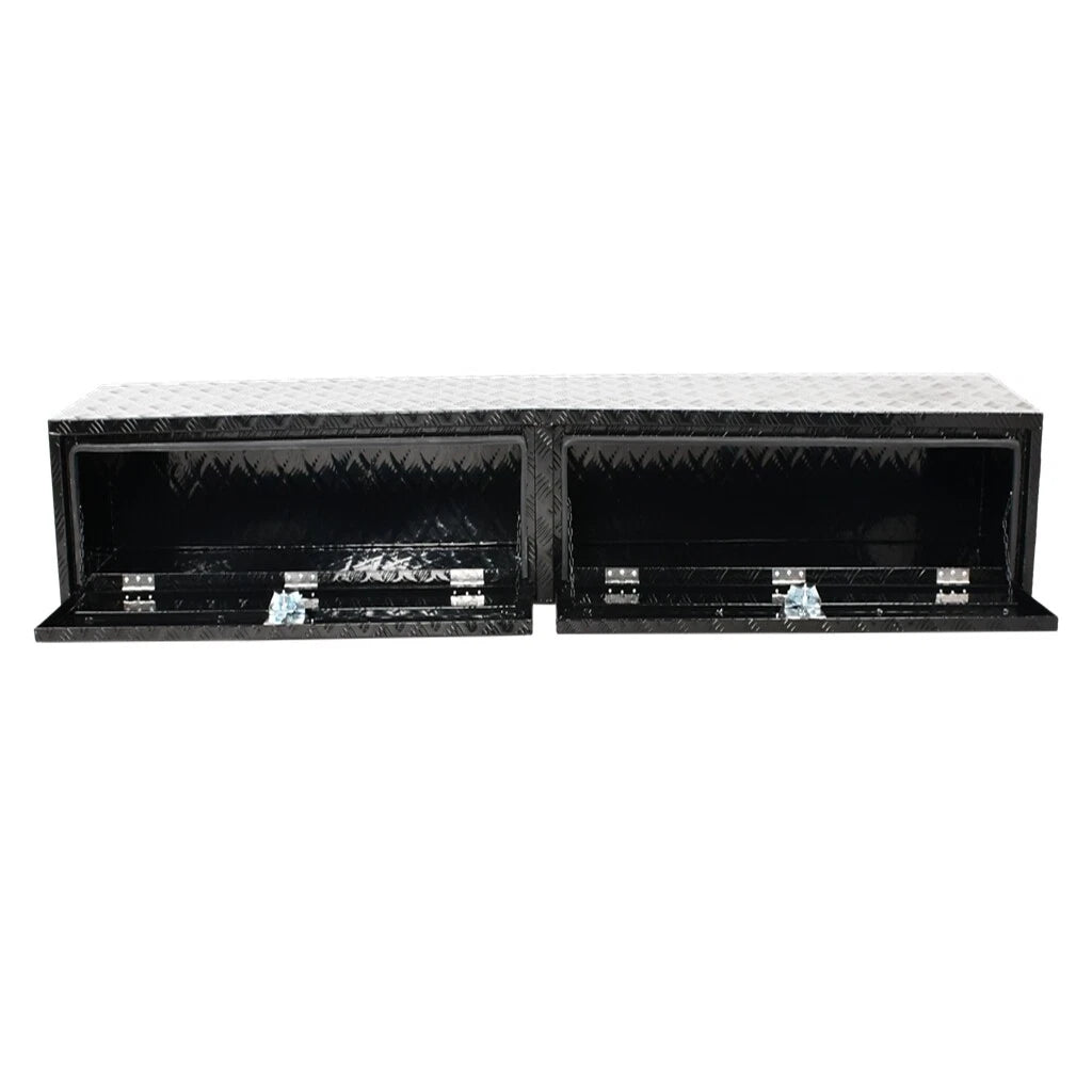 Topsider Truck Box for (88"x16"x13", Black, Aluminum)