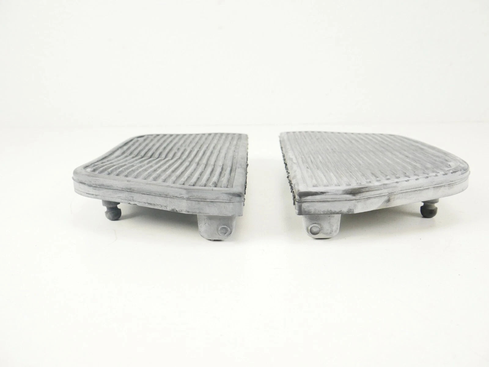 Black Rubber Passenger Floorboard Inserts for Harley Davidson Touring (1997–2021)