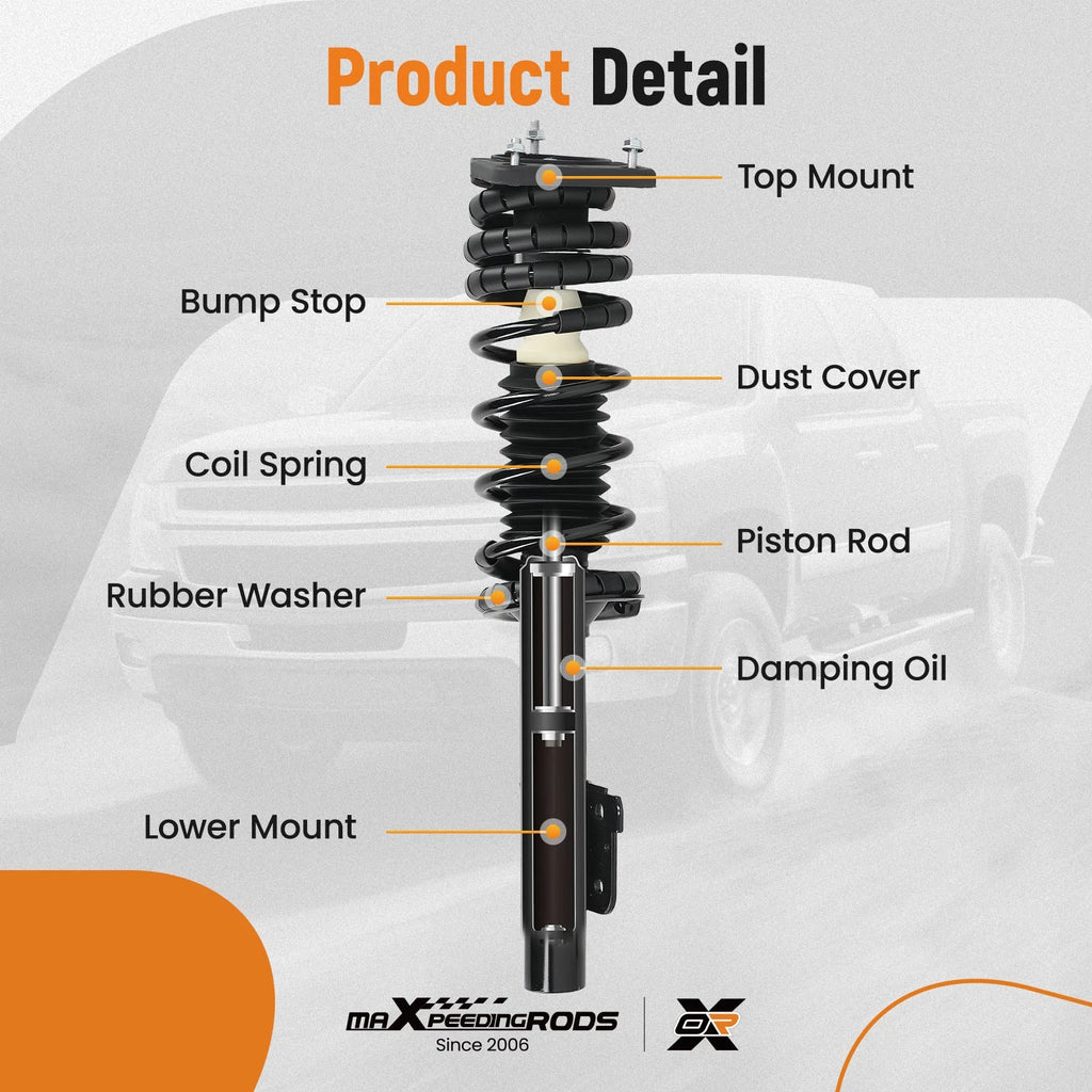 Rear Struts Coil Spring Assembly for Chevrolet Malibu (1998–2005)