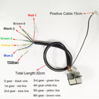 Red LED Digital Gear Indicator Light Display for Universal Vehicles (0-6)