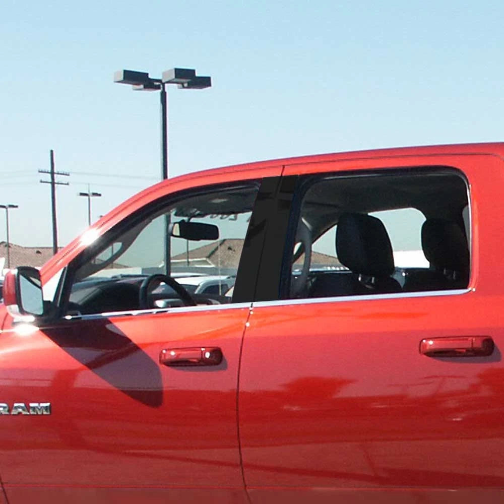 Window Sills 4pc Stainless Steel Replacement for Dodge Ram 1500 (2009–2018)