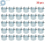 30 × 3/8 Inch Fuel Injection Gas Line Hose Clamps Clip for
