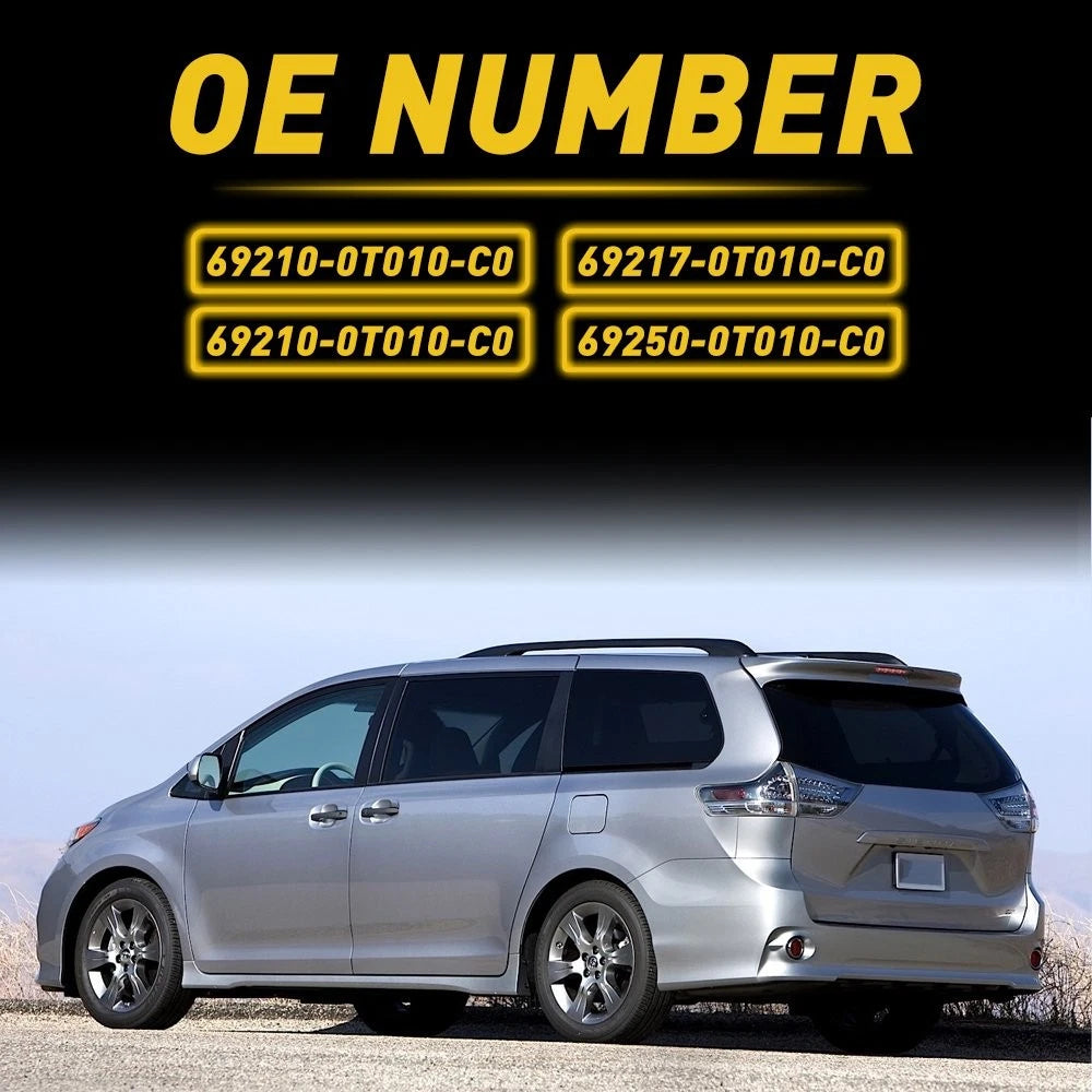 Exterior Door Handle Set for Toyota Venza (2009–2012) & Sienna (2011–2015)