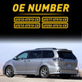 Exterior Door Handle Set for Toyota Venza (2009–2012) & Sienna (2011–2015)