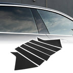 6 x Car Pillar Window Trim Covers for Chevrolet Impala (2014-2020) Black
