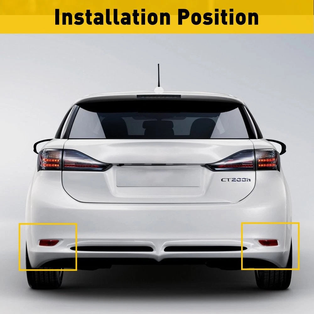 Rear Bumper Light Reflector Lamp for Toyota Corolla (2011–2013) Left/Right