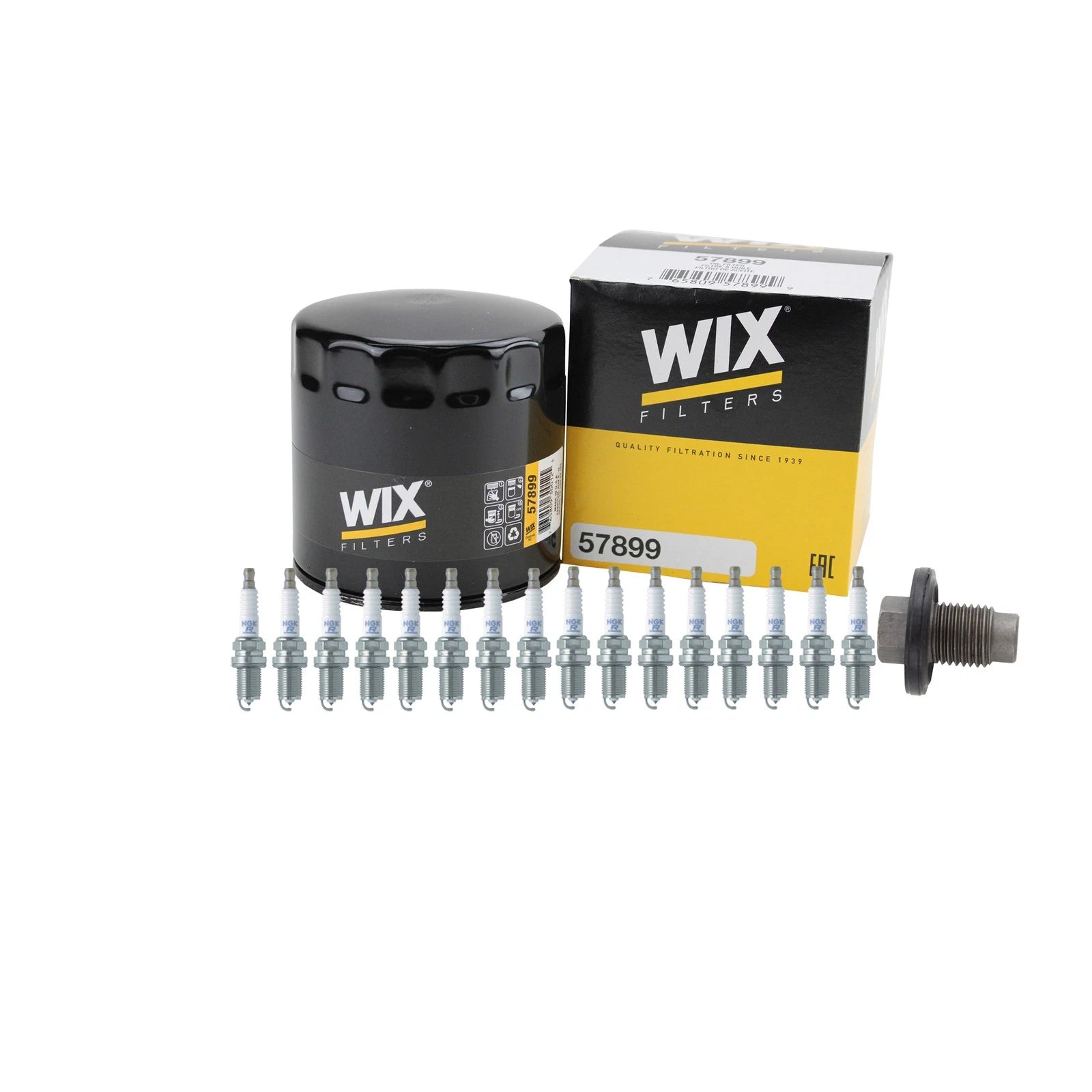 Wix Engine Oil Filter & NGK Spark Plug Kit for Dodge Challenger Charger (2015–2023)