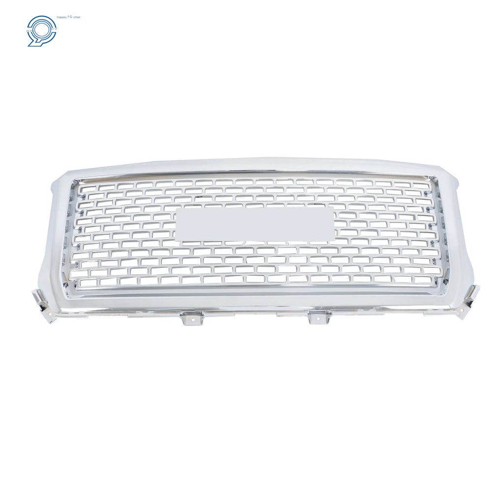 Chrome Mesh Front Bumper Upper Grille for GMC Sierra 1500 Denali (2014-2015)
