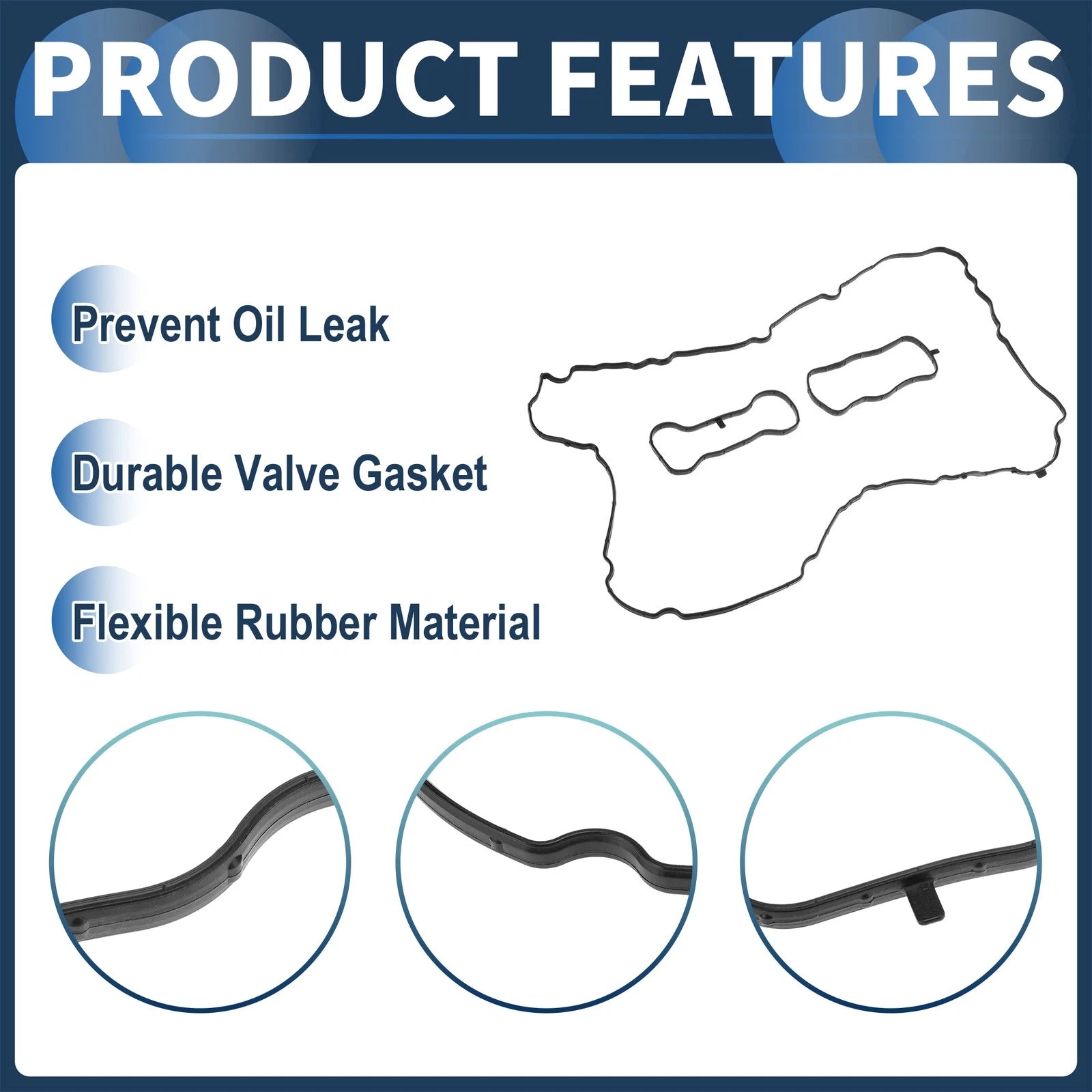 Valve Cover Gasket Set for BMW X5 (2014–2018) 11127614700